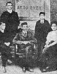 M. K Gandhi, Attorney, with his colleagues, at Johannesburg