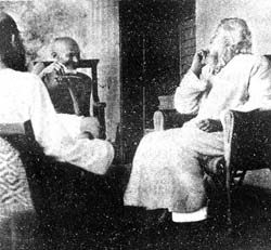 With Tagore and C. F. Andrews