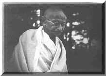 Gandhi Meditating