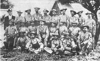 With the Indian Ambulance Corps, Boer War, 1899